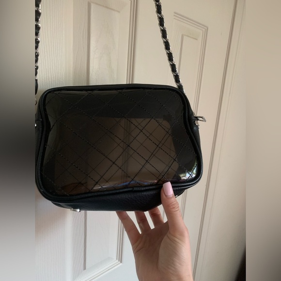 ZARA Black Black Vinyl Crossbody Bag - Picture 5 of 15